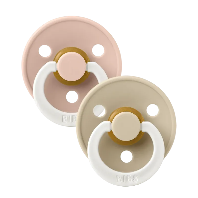 Colour GLOW 2 PACK - Blush/Vanilla - BIBS