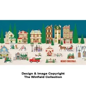 Tabletop Christmas Village Pattern - The Winfield Collection
