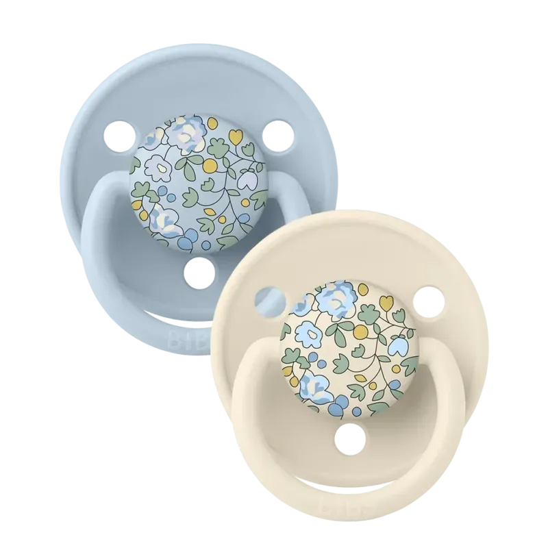 BIBS X LIBERTY De Lux 2 Pack Bundle - Colorful Blossoms - BIBS