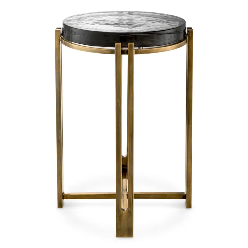 Vintage Glass Side Table Claremont | Eichholtz Miami