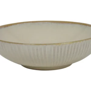 Cookinglife Tiefe Teller Coastal Lines Ocean Beige ø 18 cm - 6 Stück
