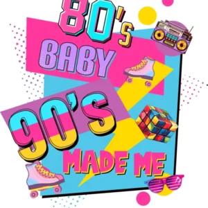 Motivtransfer 3150 80s baby 90s made me