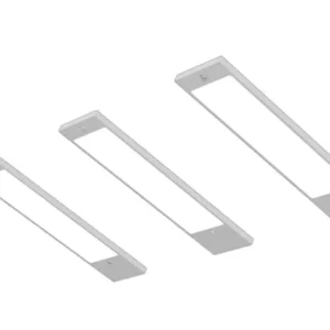 Tebü LED Rechteckleuchten-SET 6034-3 (2700/6500 K) 3er Set