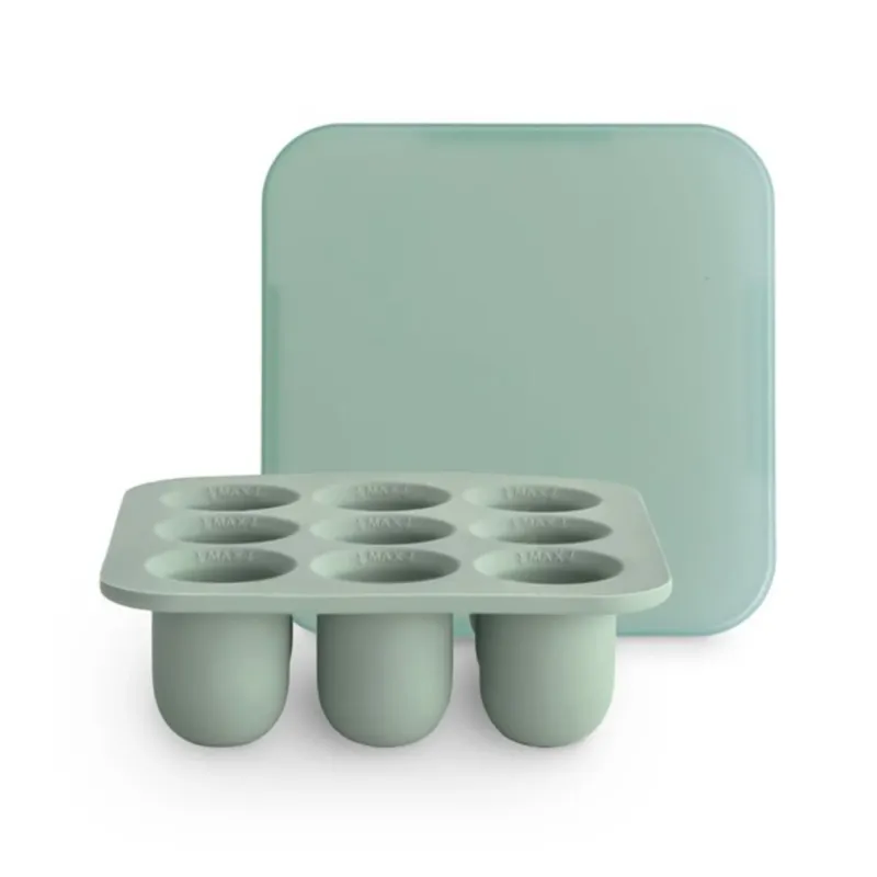 Mushie Cambridge Blue Fresh Food Feeder Freezer Tray