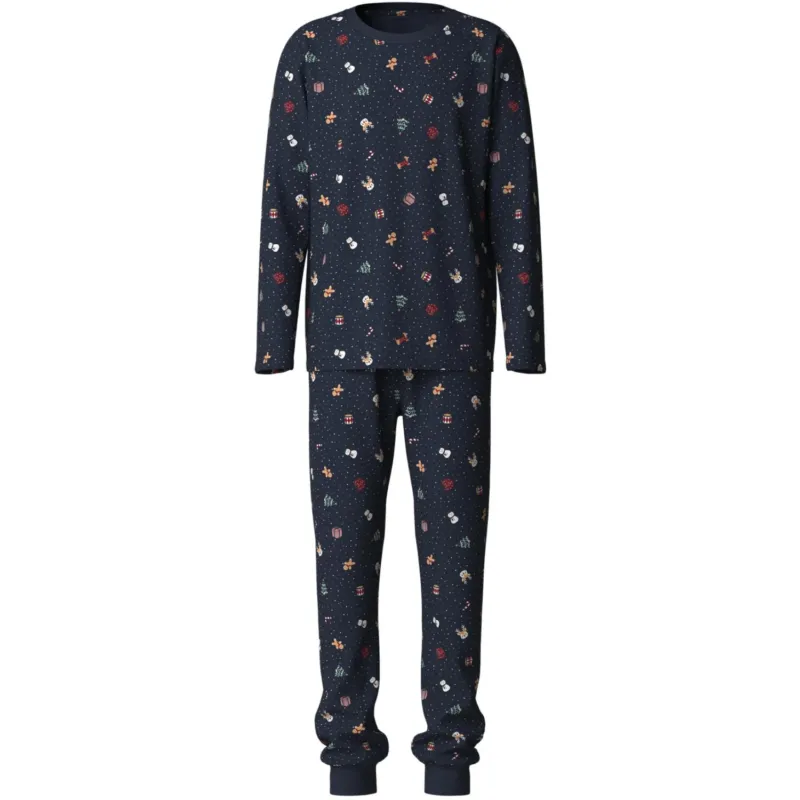 Name It Navy Blazer Christmas Nanvismas Ls Nattkläder