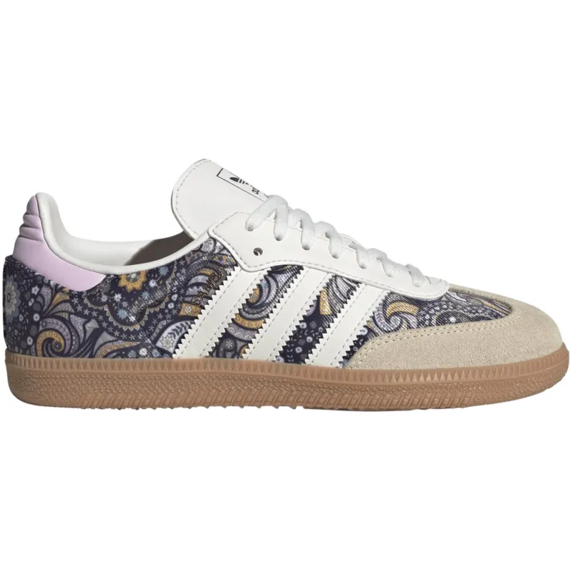 adidas Originals Core White Orchid Fusion Gum 2 Samba Og J Sneakers