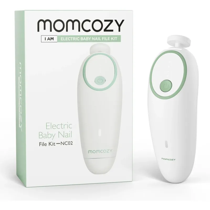 Momcozy Green Elektrisk Baby Nail File - Lavt Noise
