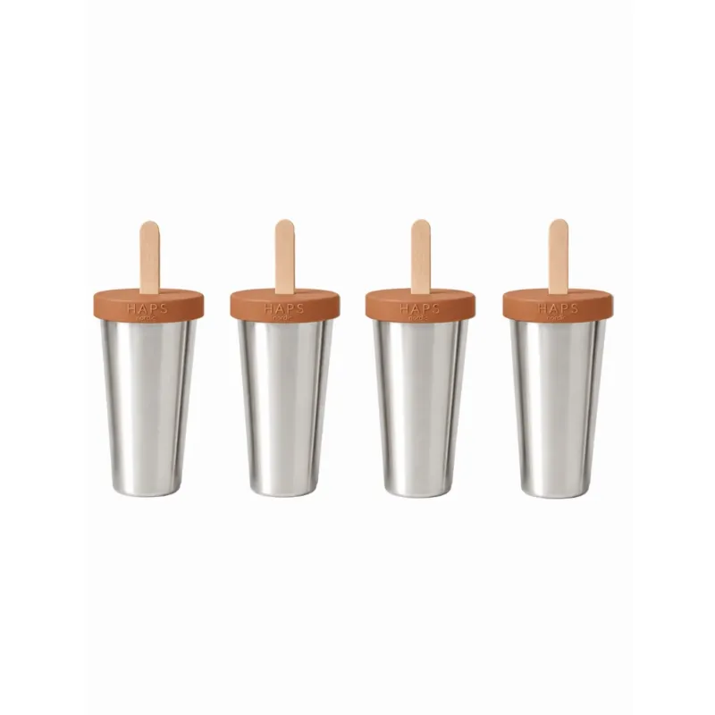 Haps Nordic Terracotta Ice Lolly Makers 4-Pack