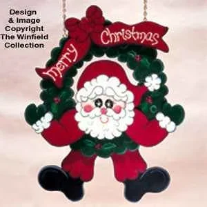 Swinging Wreath Santa Pattern(F)