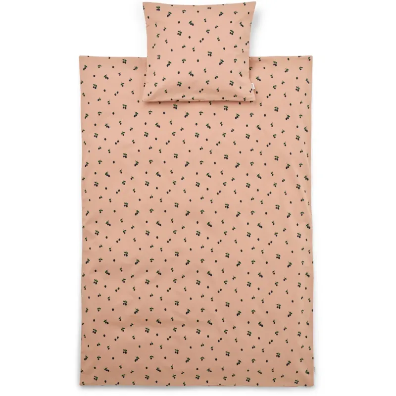 LIEWOOD Mini Berry / Pale Tuscany Carl Voksen Printed Sängkläder