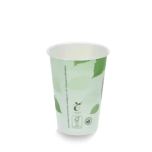 takeaware.nl Koffiebekers Kartonnen koffiebeker 180cc 7.5oz groen BIO