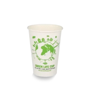 takeaware.nl Koffiebekers Koffiebeker 180cc 7.5oz BIO Green