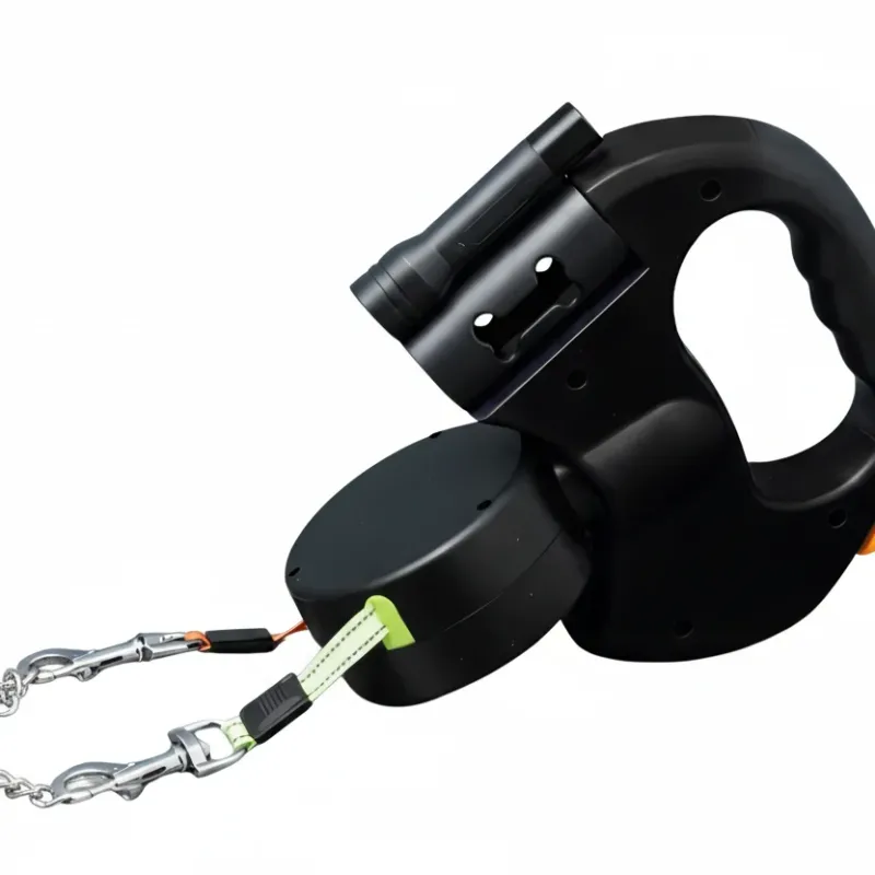 FurFriends Dual Dog Leash with LED Light, Tangle-Free Design & Ergonomic Handle 0