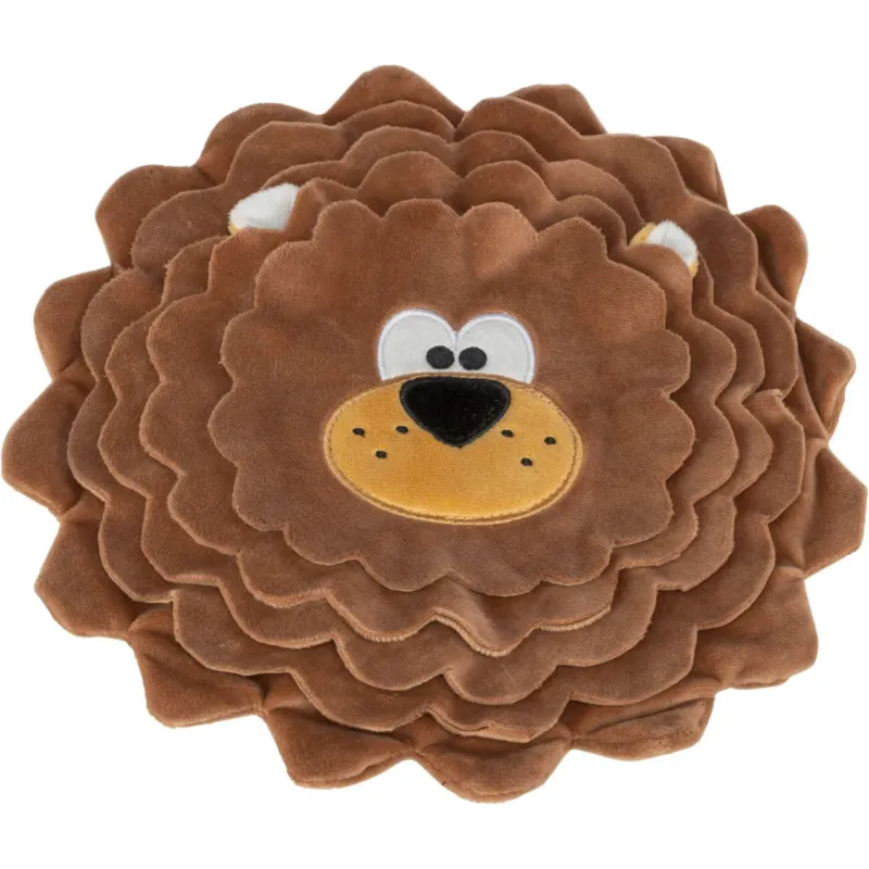 Schnüffelteppich Snack-Löwe, Plüsch – ø 26 cm