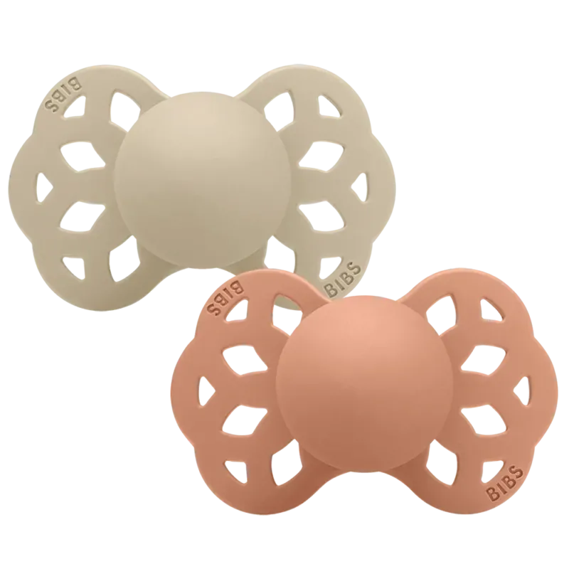 Infinity 2 PACK - Vanilla/Peach - BIBS