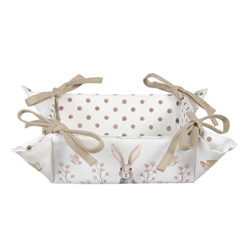 Clayre & Eef - Brotkorb Hase beige