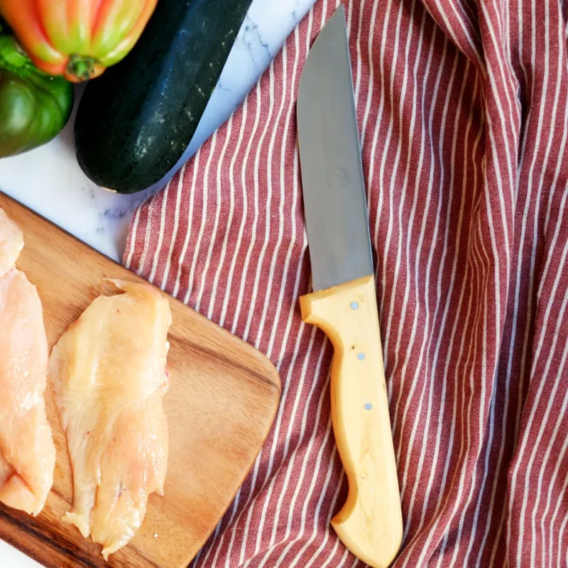 Cuchillo de cocina con mango de boj Pallarès-