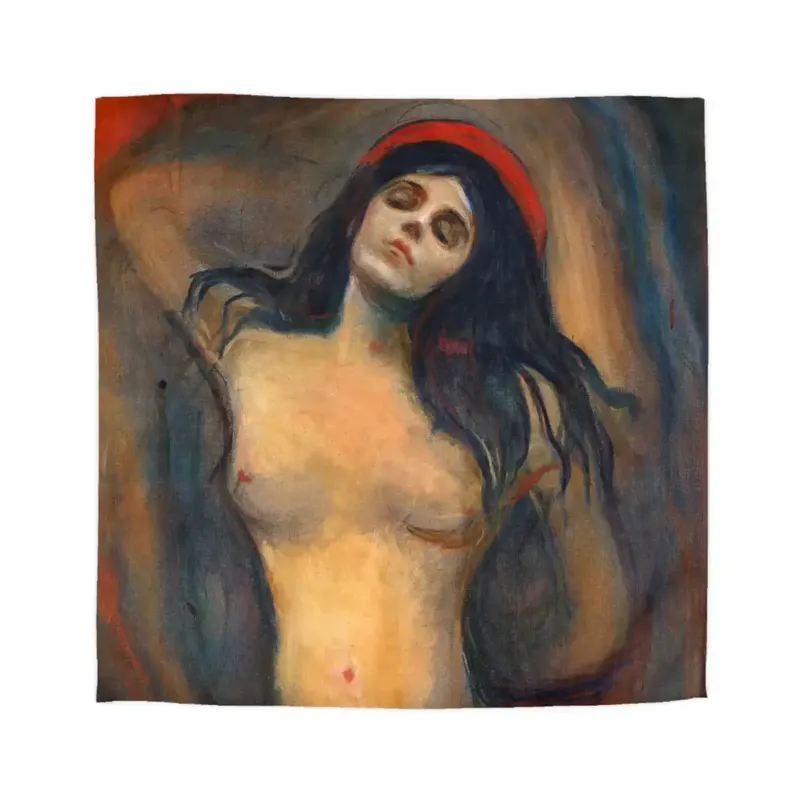 Edvard Munch Madonna Duvet Cover Set - Norwegian Symbolist Psychological Art Bedding - Duvet Covers