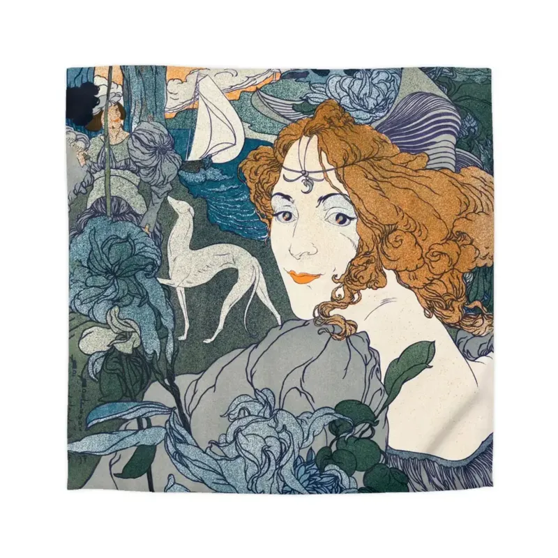 Georges de Feure Return Duvet Cover Set - Belle Époque Art Nouveau French Decorative Art Bedding - Duvet Covers