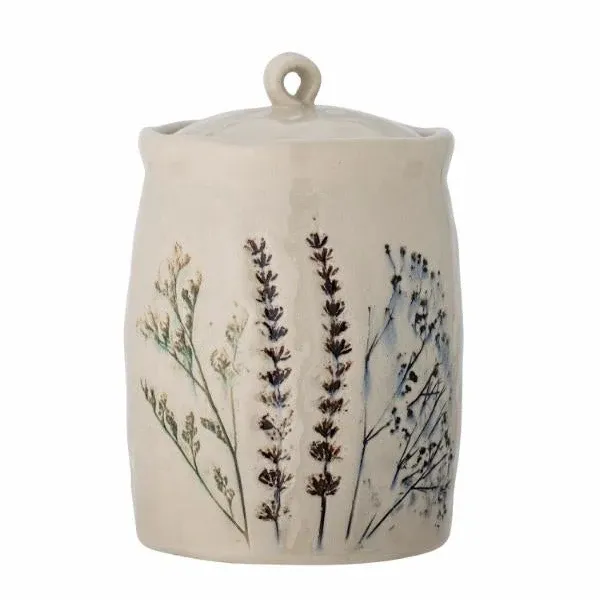 Dose mit Deckel – Blumenmuster – Bloomingville
