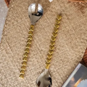 Handmade Salad Servers Holly Heart - Things I Like Things I Love