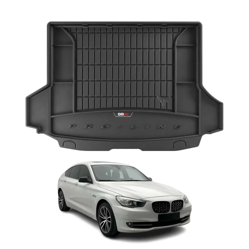 OMAC Gummi Kofferraumwanne für BMW 5er Gran Turismo F07 2009-2017 TPE Schwarz