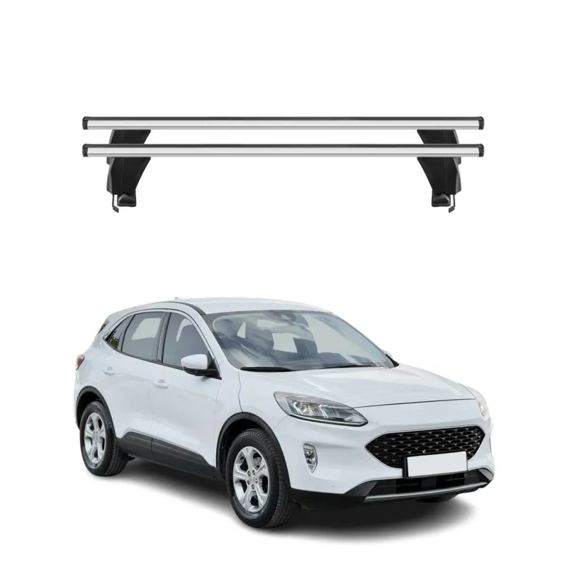Menabo Dachträger Grundtäger für Ford Kuga III 2019-2026 50kg Alu Silber 2 tlg