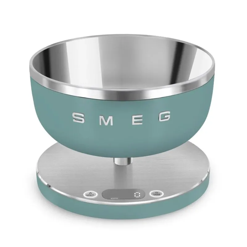 SMEG - Weegschaal Digitaal 5KG Emerald Green Keukenweegschaal Smeg