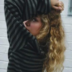 TILTIL Thin Striped Doka Longsleeve Olijf Zwart - Things I Like Things I Love