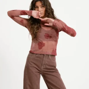 TILTIL Tif Rose Mesh Longsleeve Blush - Things I Like Things I Love